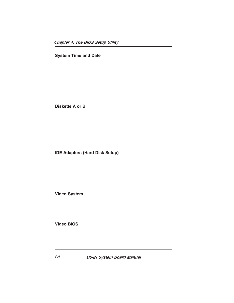 Star Micronics PCI/ISA System Board D6-IN User Manual | Page 30 / 71