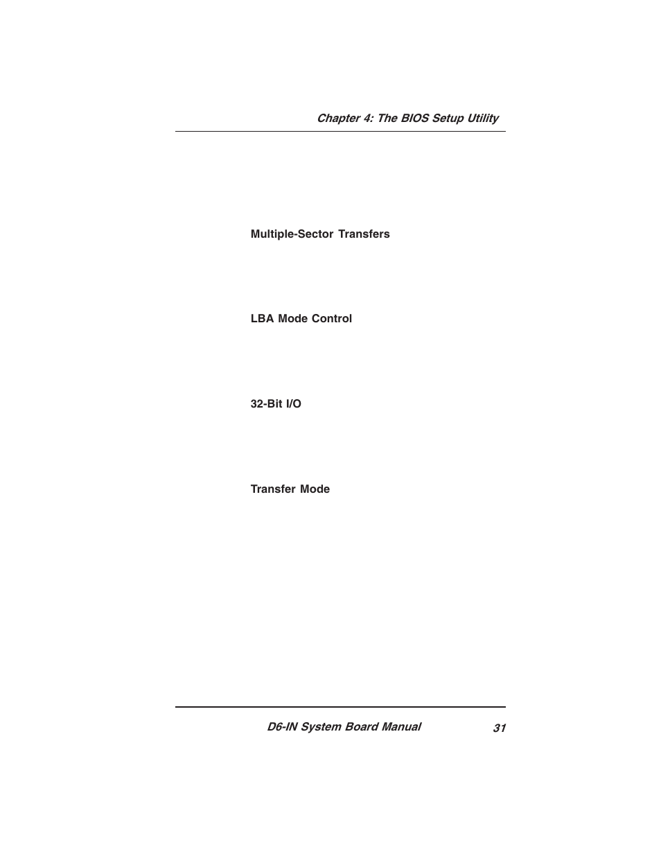 Star Micronics PCI/ISA System Board D6-IN User Manual | Page 33 / 71