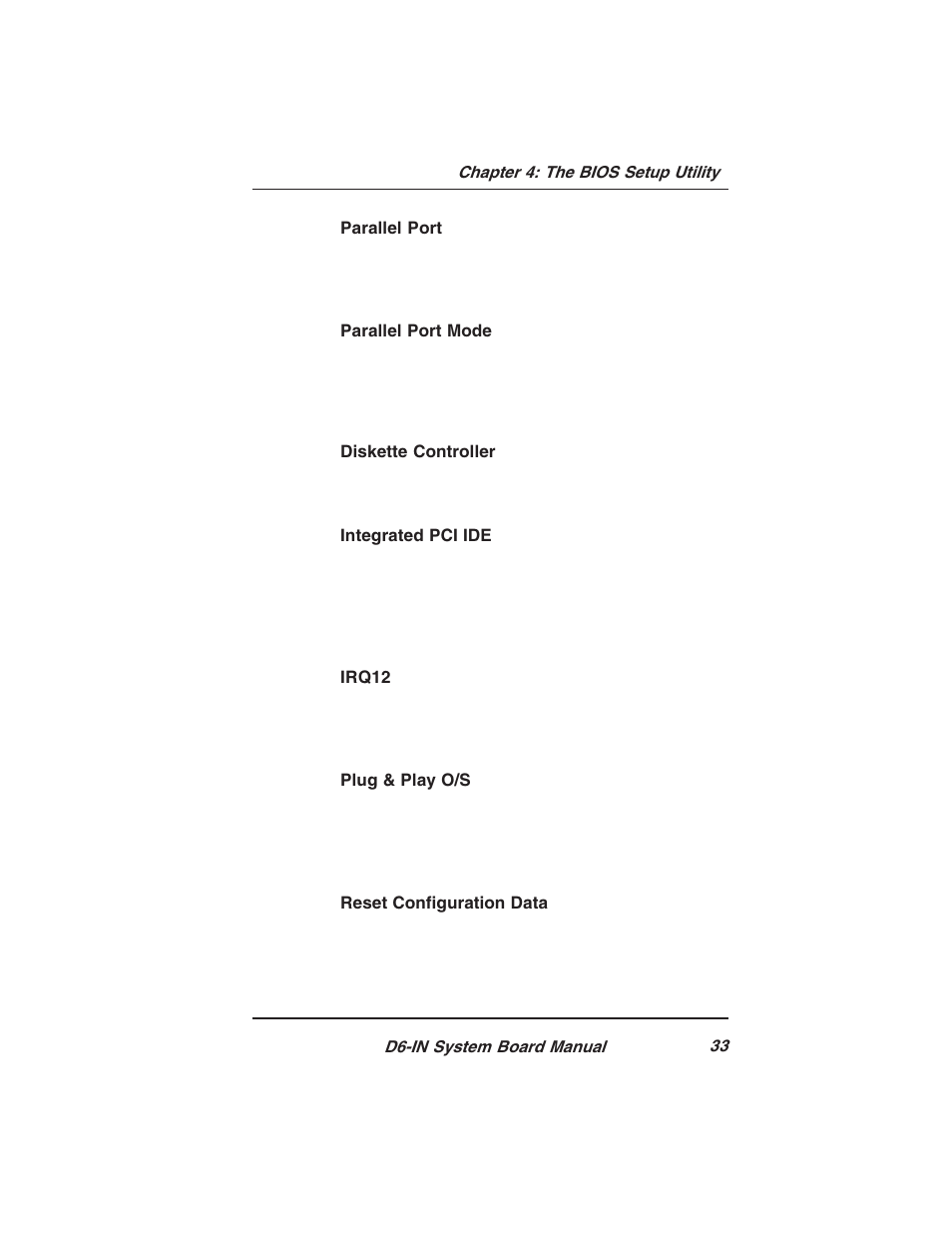 Star Micronics PCI/ISA System Board D6-IN User Manual | Page 35 / 71