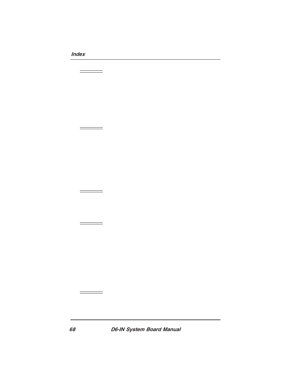 Star Micronics PCI/ISA System Board D6-IN User Manual | Page 70 / 71