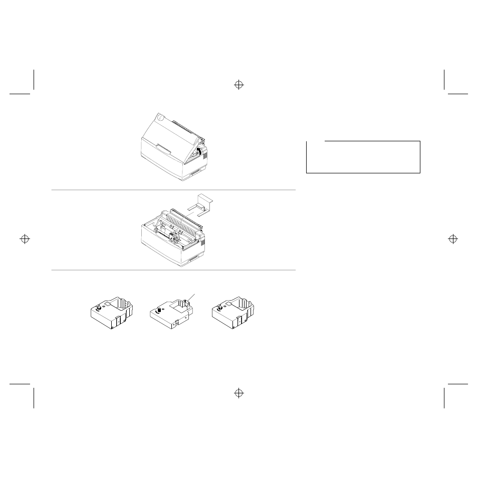 Opening the front cover, Removing the print head protector (lc-240c only), About ribbon cartridges | Chapter1.frame black #5 | Star Micronics LC-240 User Manual | Page 14 / 131