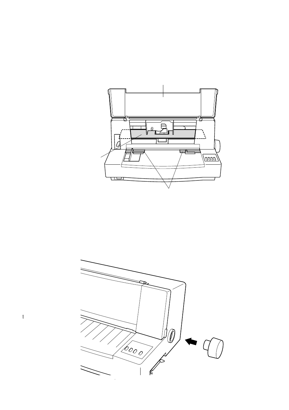 Removing the protective materials, Installing the platen knob | Star Micronics LC-8211+ User Manual | Page 11 / 109