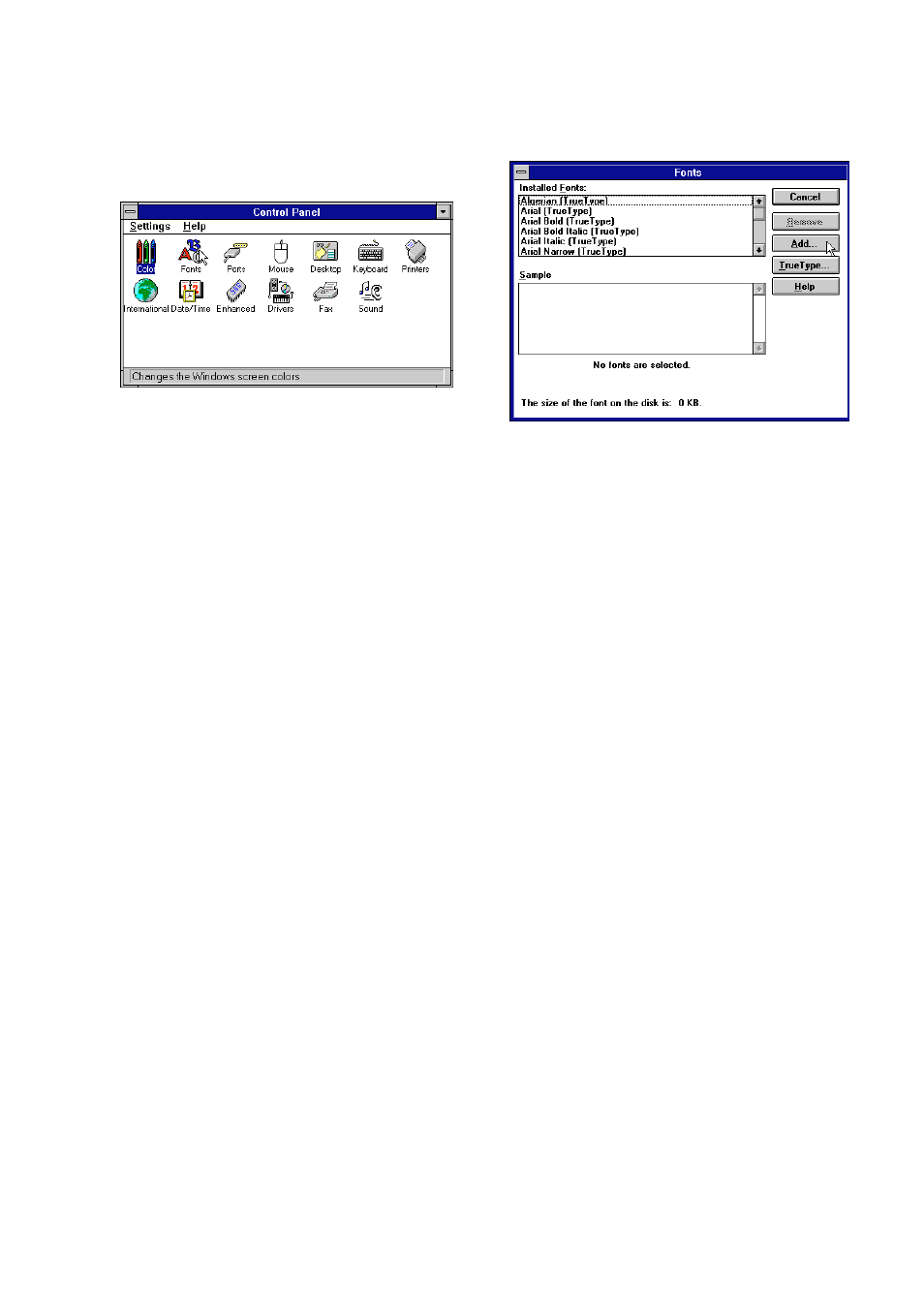 Selecting fonts in windows applications | Star Micronics LC-8211+ User Manual | Page 52 / 109