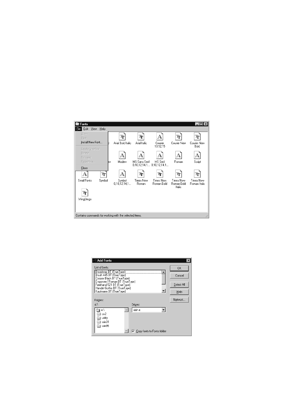 Installing truetype fonts | Star Micronics LC-8211+ User Manual | Page 59 / 109