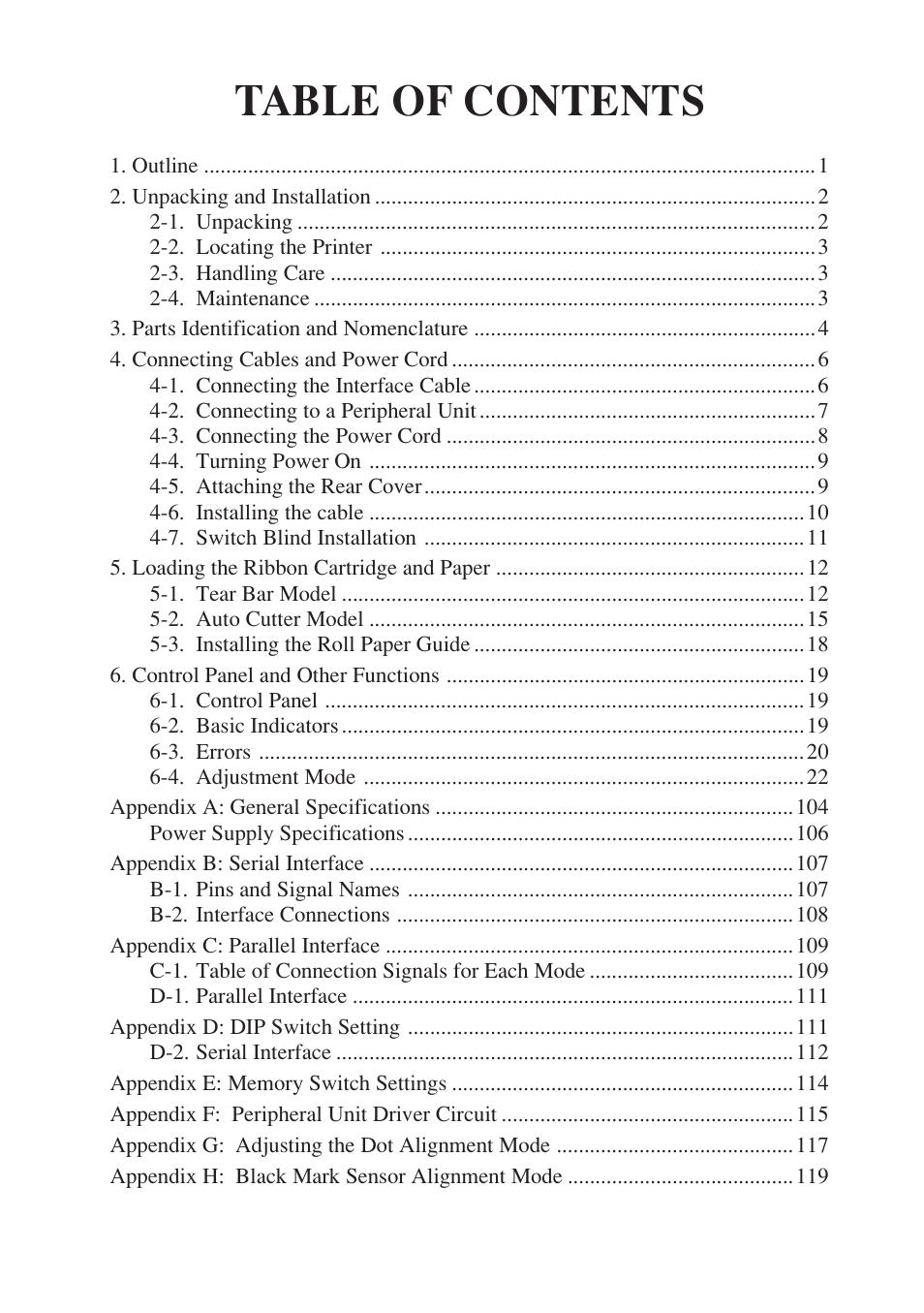 Star Micronics SP500 Series User Manual | Page 3 / 124