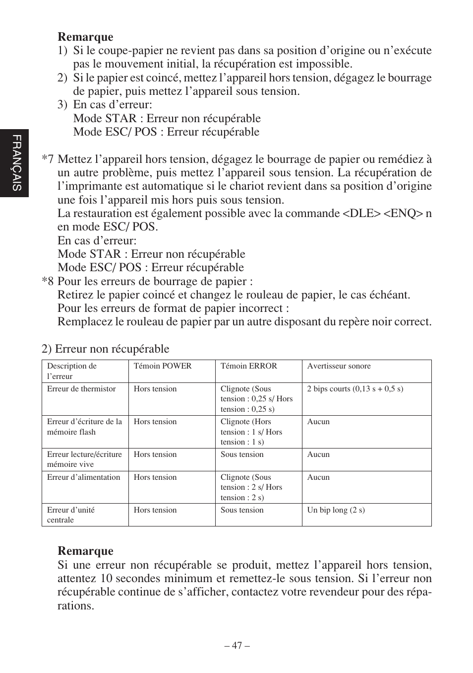Star Micronics SP500 Series User Manual | Page 50 / 124