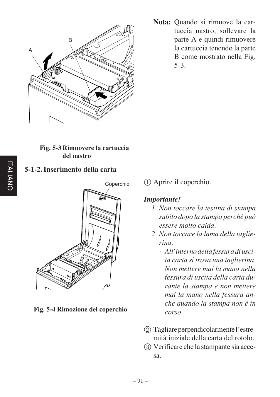 Italiano | Star Micronics SP500 Series User Manual | Page 94 / 124