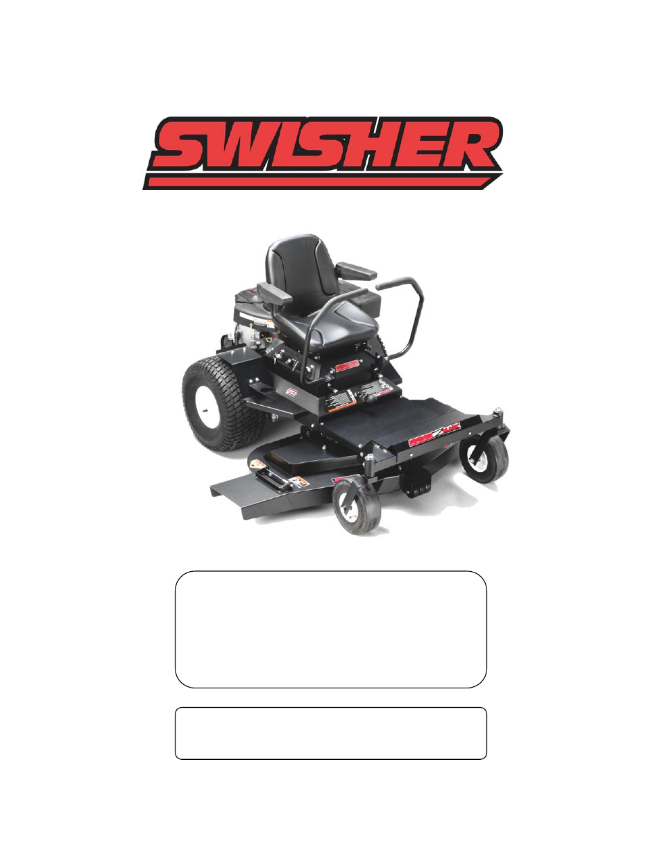 Swisher ZT18542  M User Manual | 20 pages