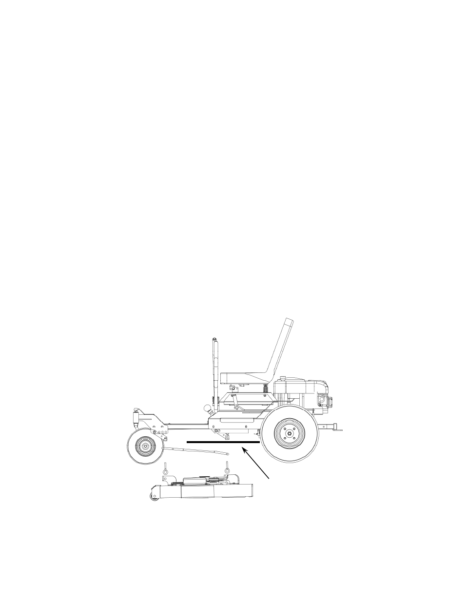 Removing the mower deck, Installing the mower deck | Swisher ZT1436B User Manual | Page 12 / 28