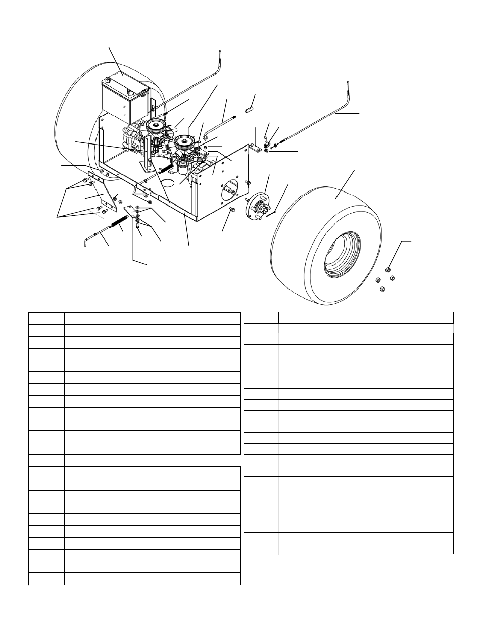 Parts breakdown | Swisher ZT2460 User Manual | Page 32 / 40
