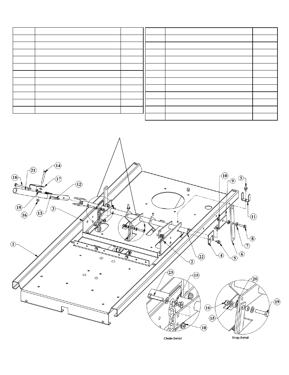 Parts breakdown | Swisher ZT2350A User Manual | Page 27 / 40