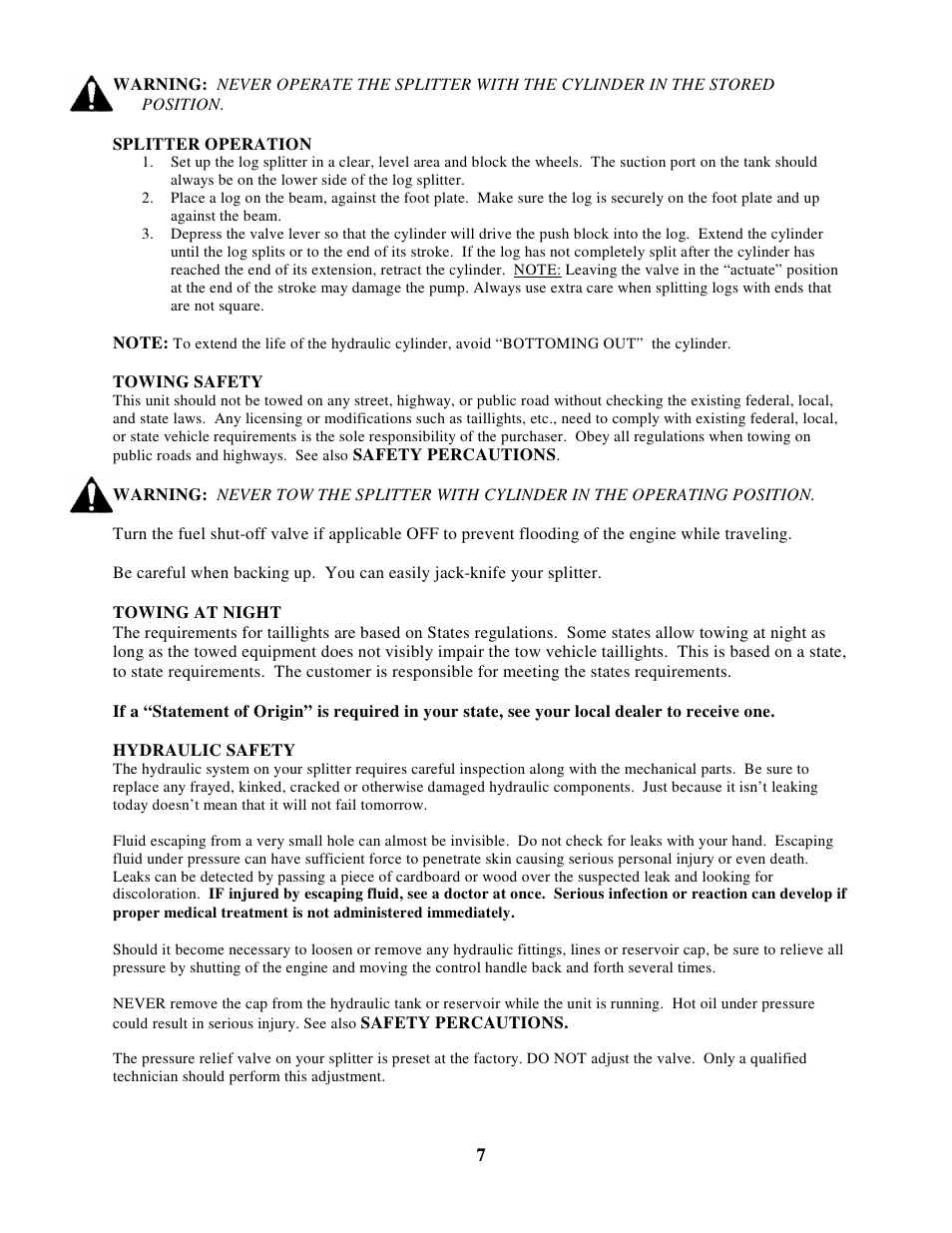 Swisher LS722X User Manual | Page 7 / 16