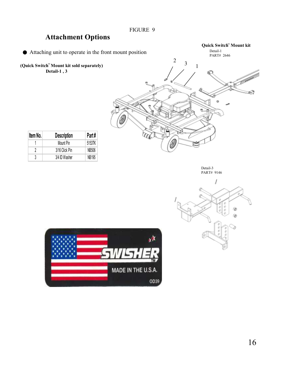 Swisher FT1150 User Manual | Page 16 / 20