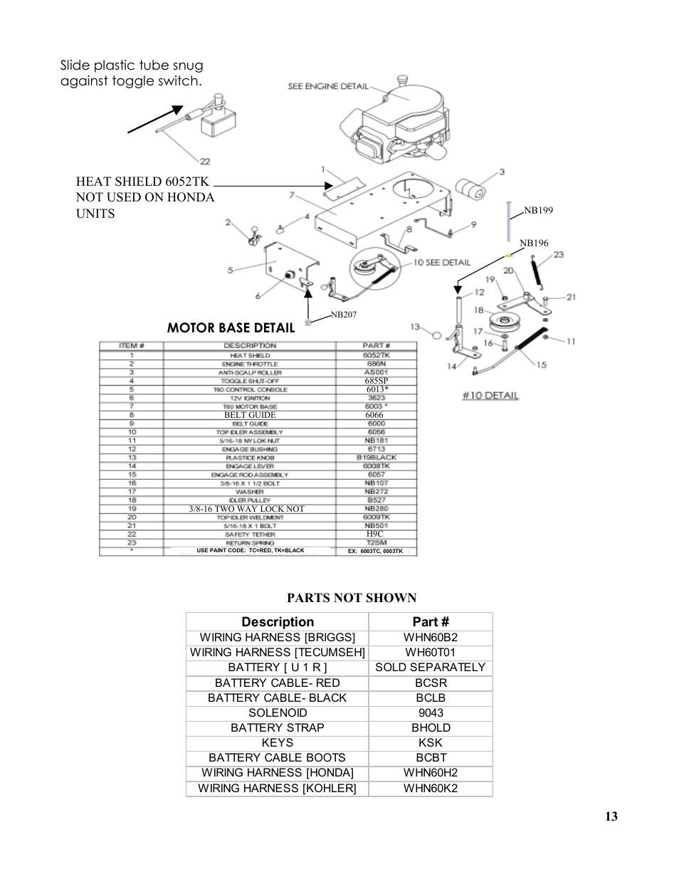 Swisher T1360T User Manual | Page 13 / 16