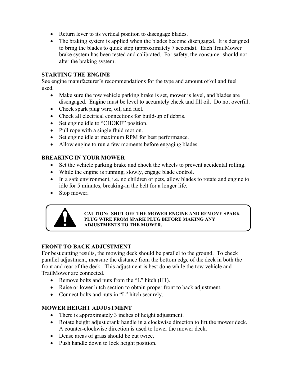 Swisher RT105441 User Manual | Page 8 / 18