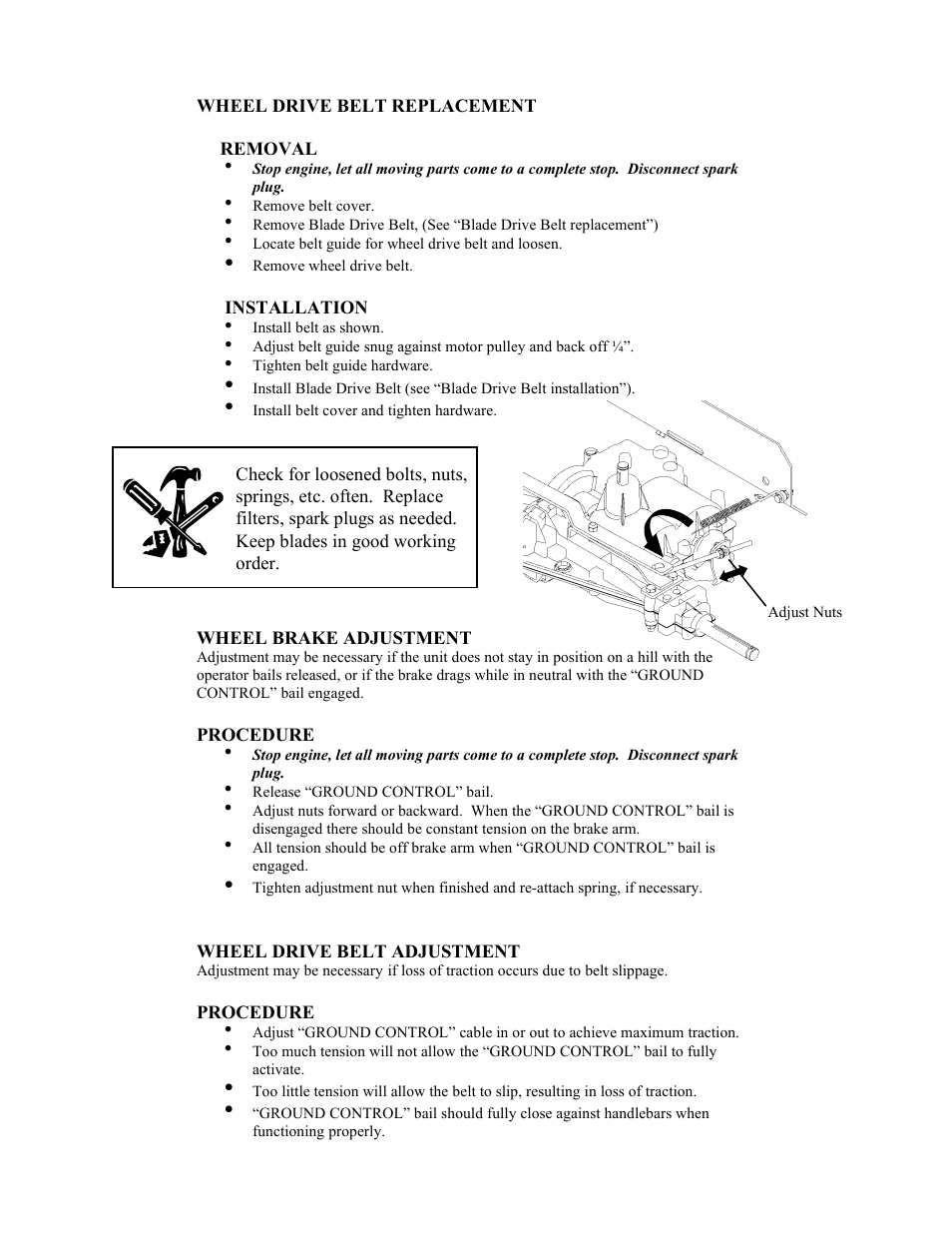 Swisher WB942 User Manual | Page 8 / 12