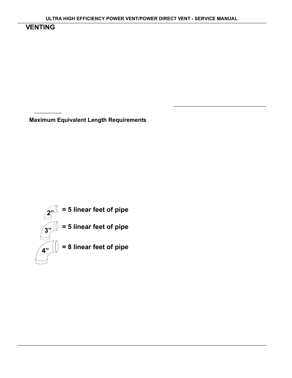 Venting, Maximum equivalent length requirements | State Industries GP650YTPDT User Manual | Page 7 / 54