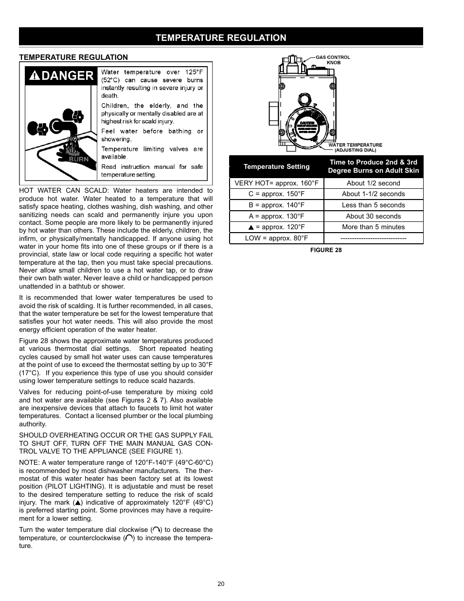 Temperature regulation | State Industries 186589-001 User Manual | Page 20 / 32