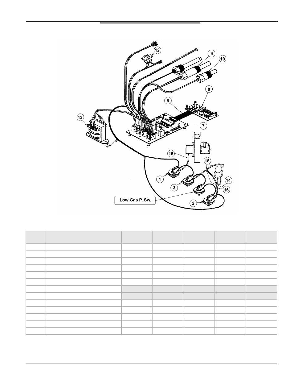 Ultra force suf controls parts list | State Industries Utra-Force STC-077 User Manual | Page 44 / 46