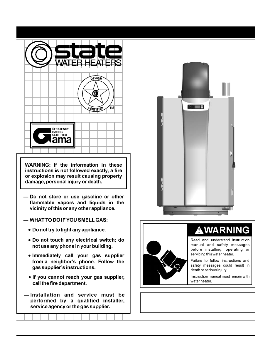 State Industries Premier 0710 316888-002 User Manual | 60 pages