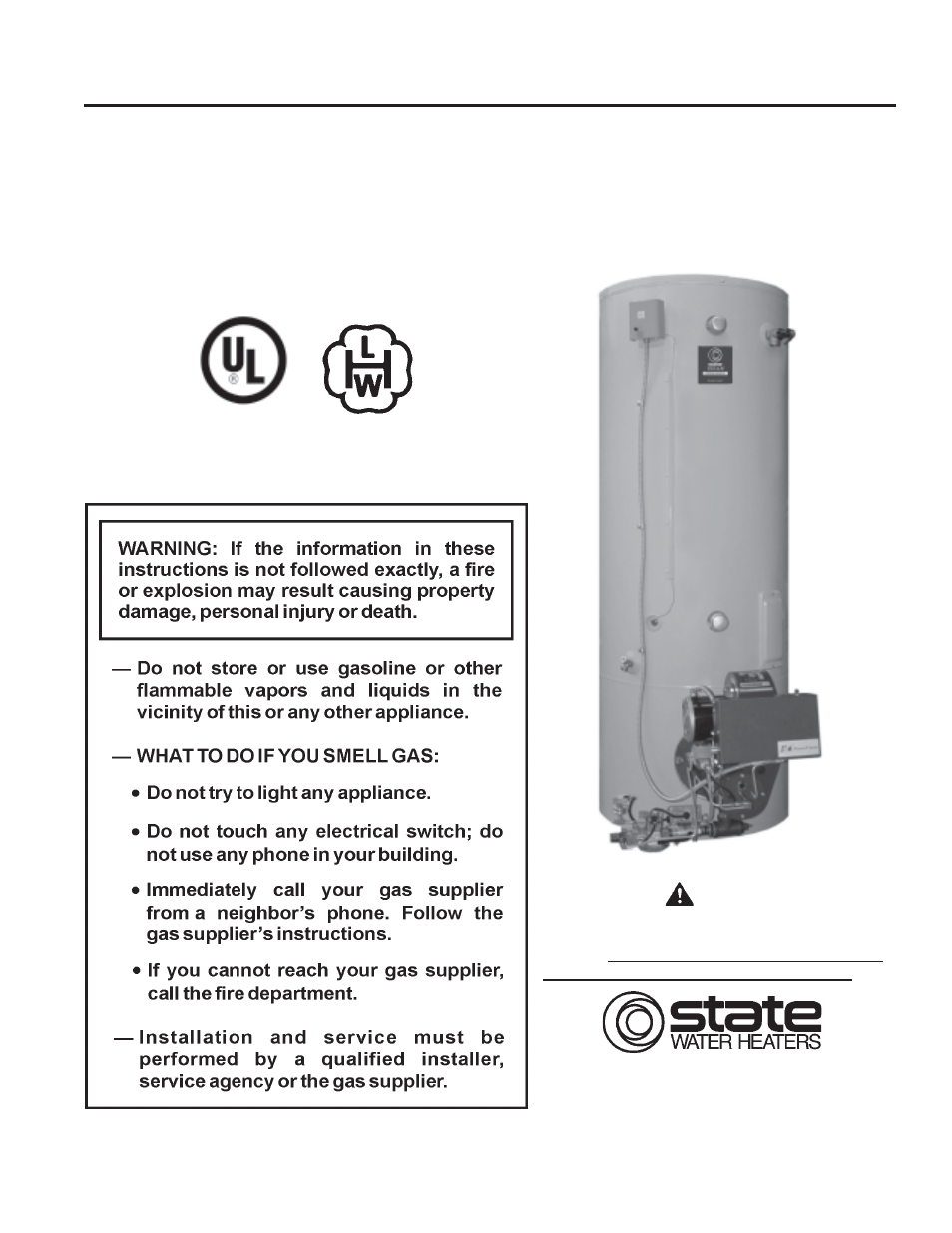 State Industries GPG-650A User Manual | 40 pages