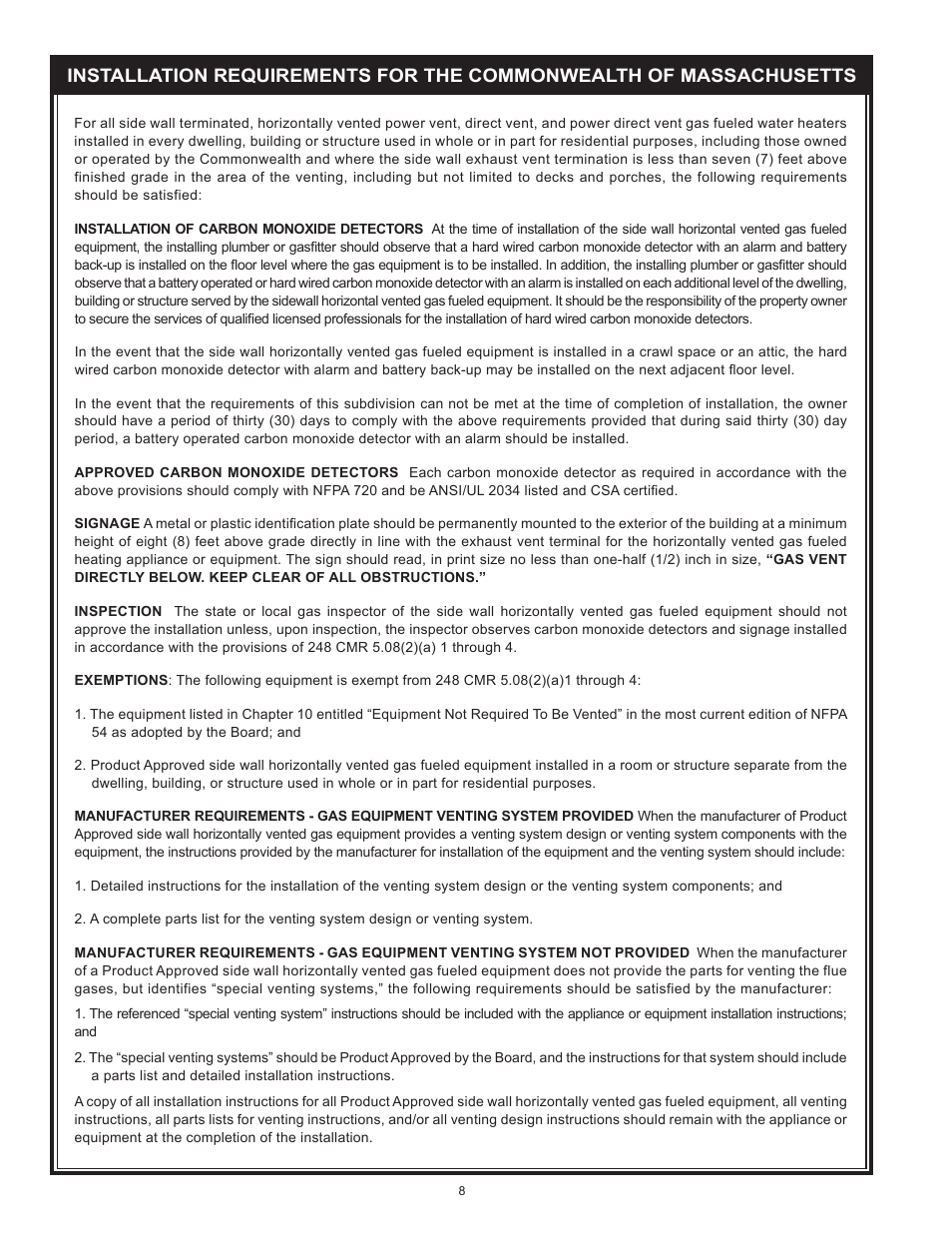 State Industries GP650HTPDT User Manual | Page 8 / 44