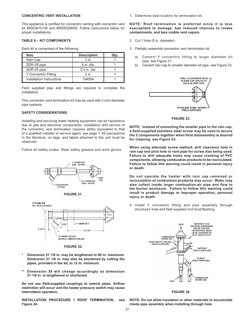 State SHE50 100 User Manual | Page 27 / 60