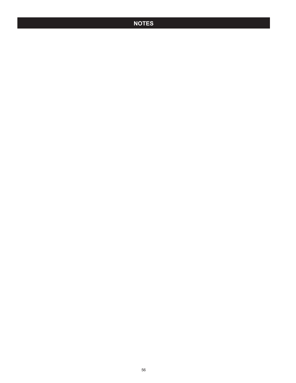 Notes | State SHE50 100 User Manual | Page 56 / 60