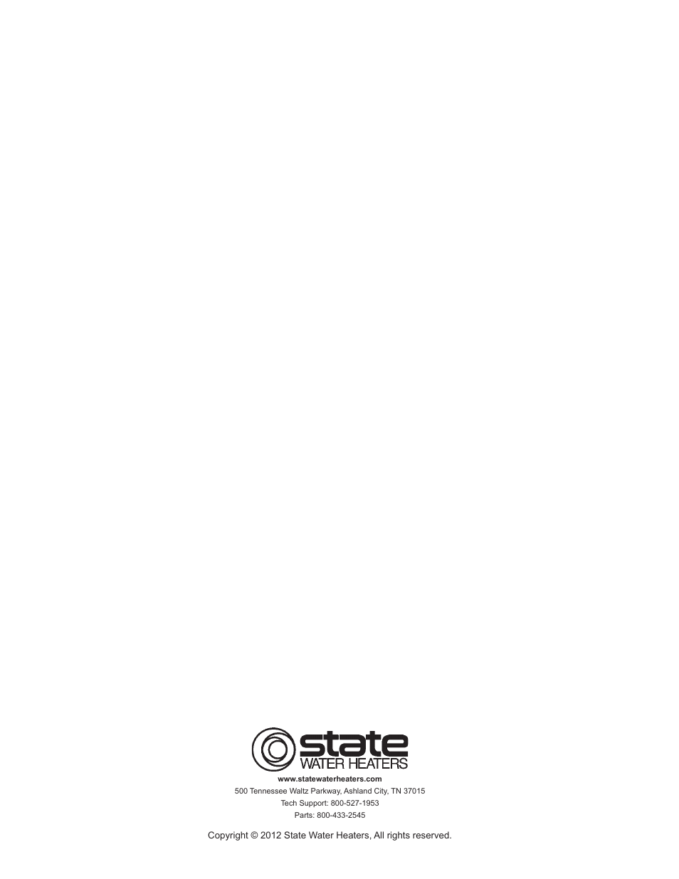 State SHE50 100 User Manual | Page 60 / 60
