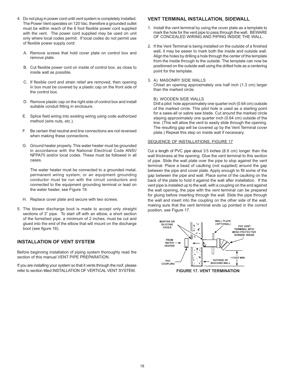 State Industries GS675YRVIT User Manual | Page 18 / 36