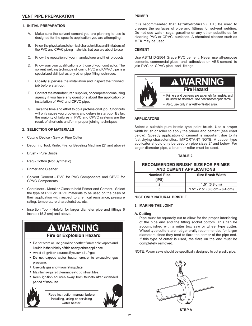 State Industries GS675YRVIT User Manual | Page 21 / 36