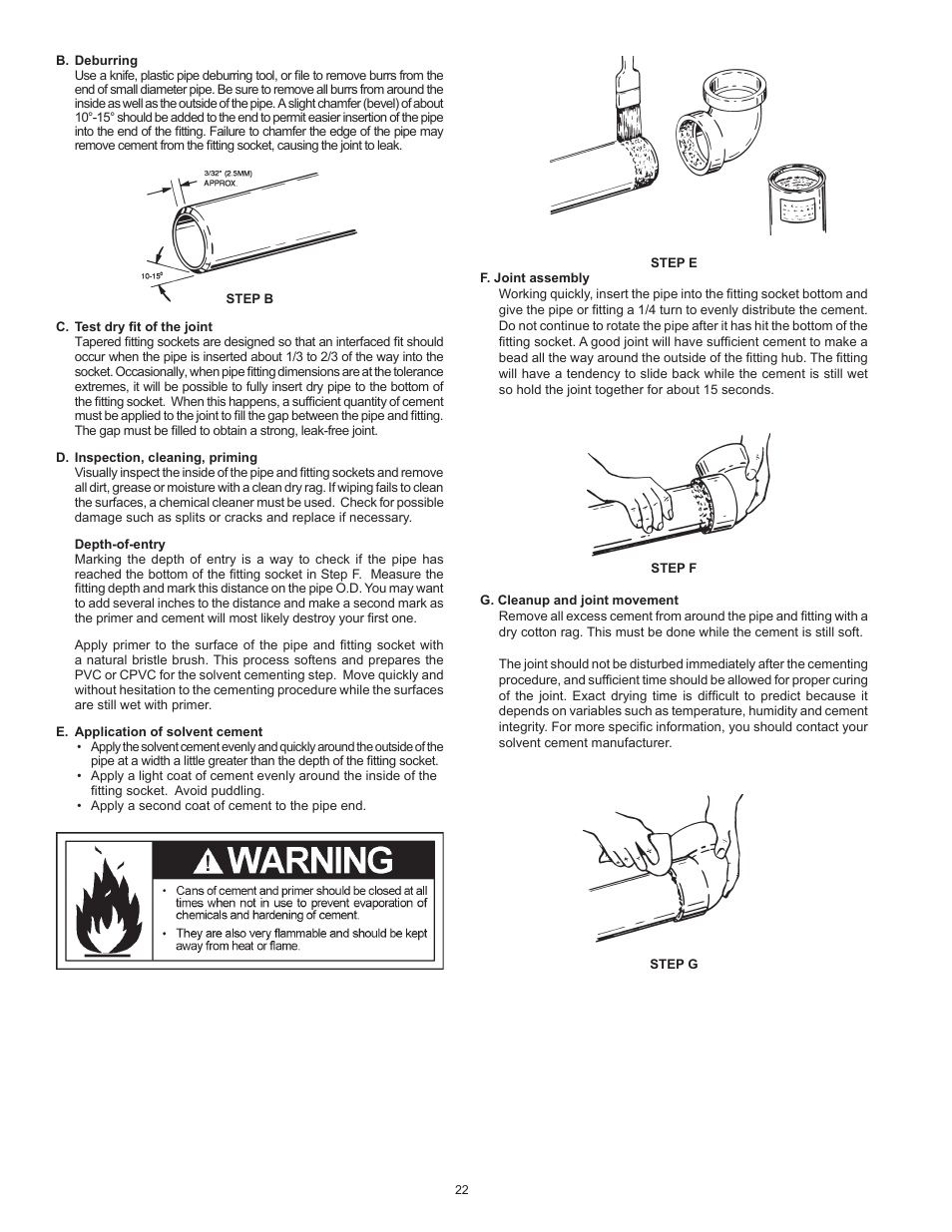 State Industries GS675YRVIT User Manual | Page 22 / 36