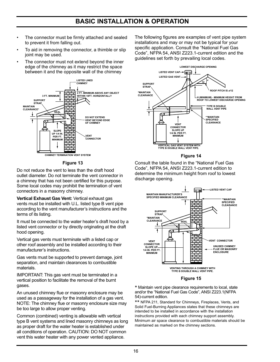 Basic installation & operation, Figure 15 | State Industries GSX User Manual | Page 16 / 44