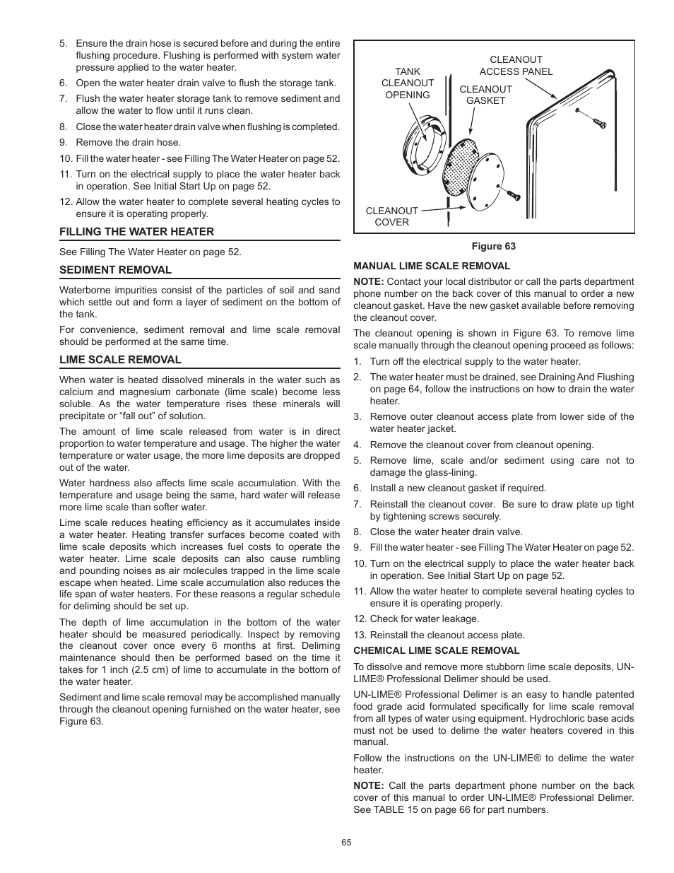 State Industries ULTRA FORCE 101 User Manual | Page 65 / 80