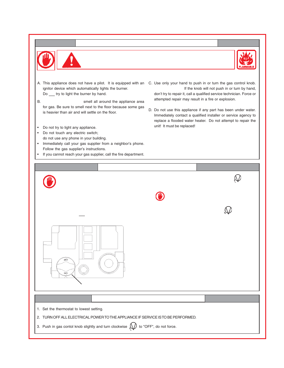 Warning, For your safety read before operating, Operating instructions | State Industries ROOFTOP SRT80 120NE User Manual | Page 25 / 36