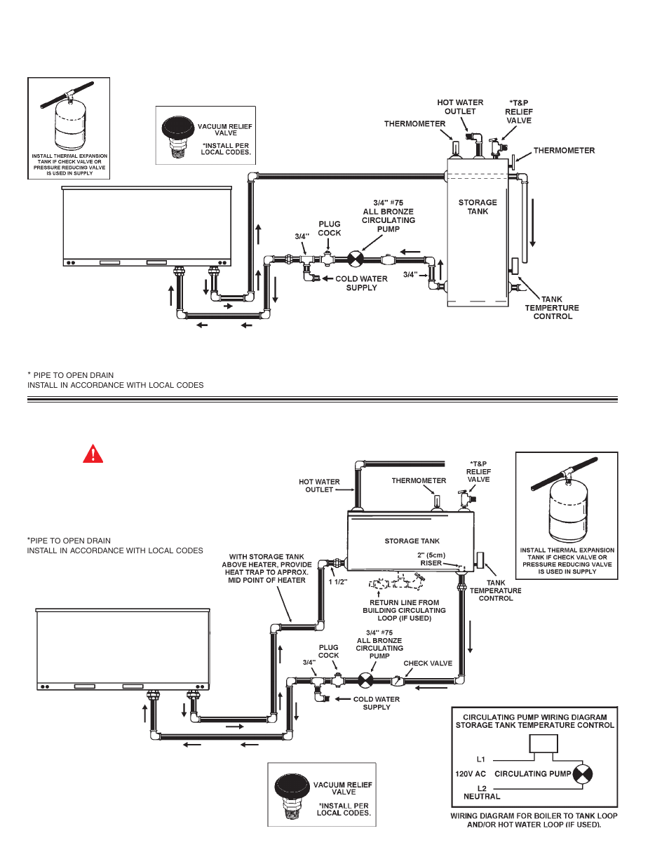 Installation diagrams | State Industries ROOFTOP SRT80 120NE User Manual | Page 28 / 36