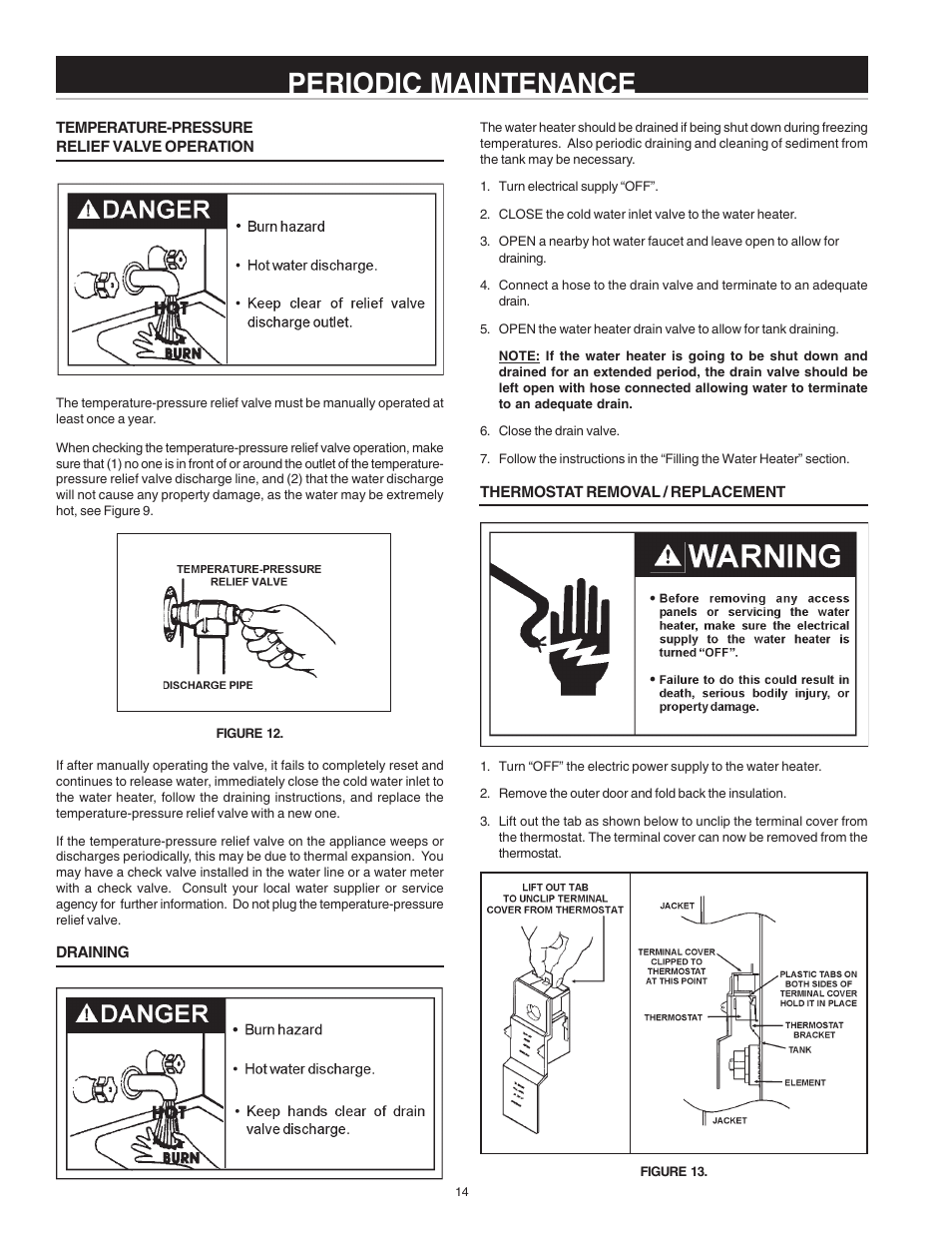 Periodic maintenance | State ES6 2 SSUS K User Manual | Page 14 / 20