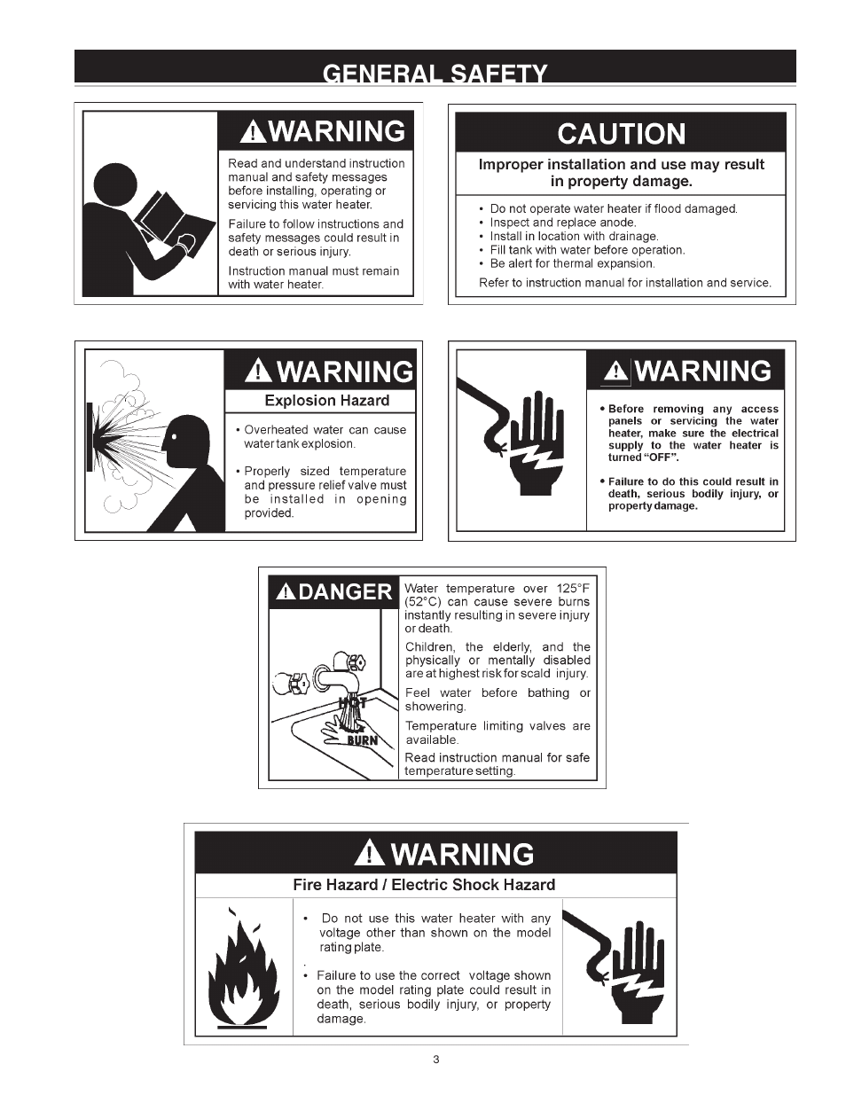 General safety | State ES6 2 SSUS K User Manual | Page 3 / 20