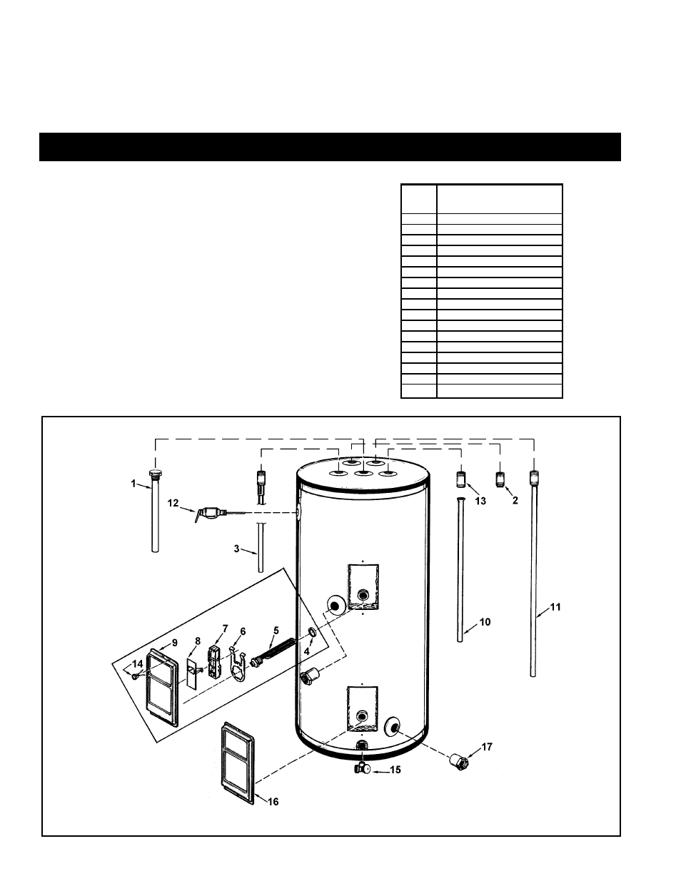 Repair parts, Repair parts schedule, Ordering repair parts | Water heater sounds | State Industries 198067-000 User Manual | Page 8 / 8