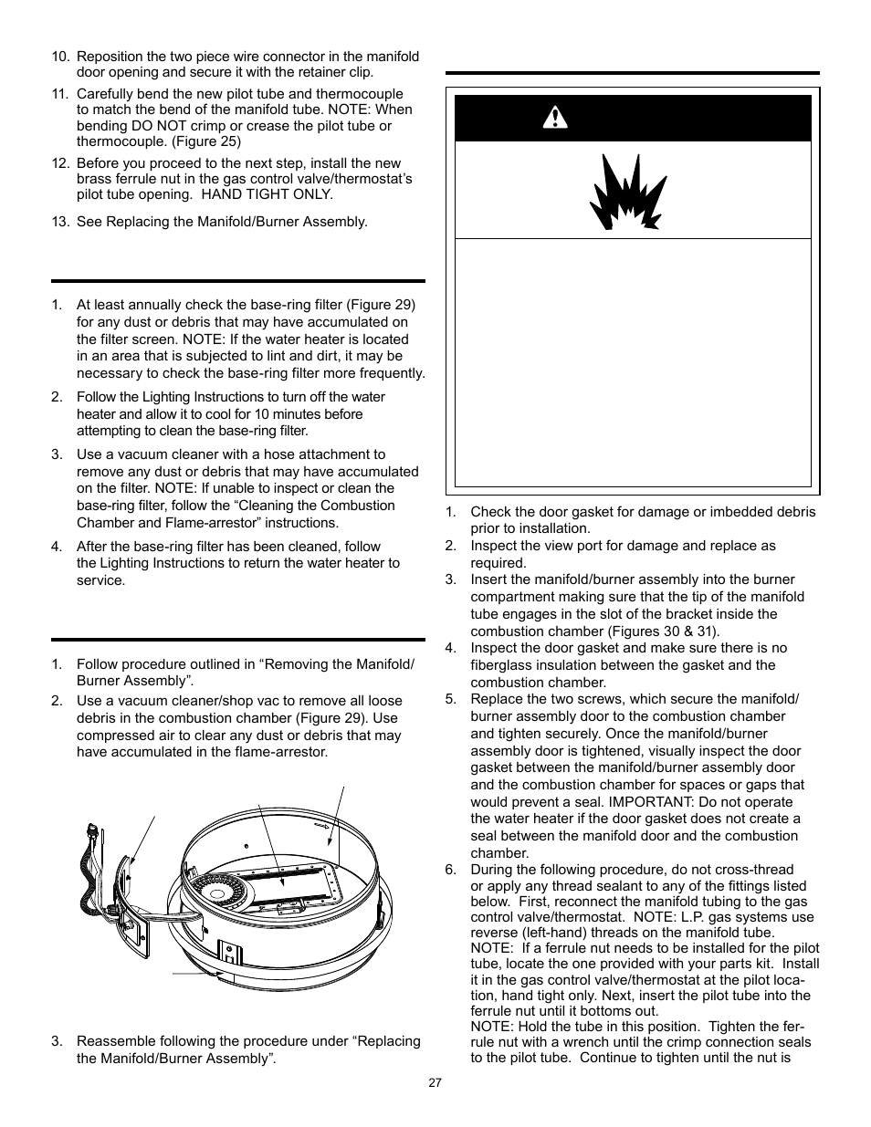 Warning | State GS6 30 YOCT User Manual | Page 27 / 36