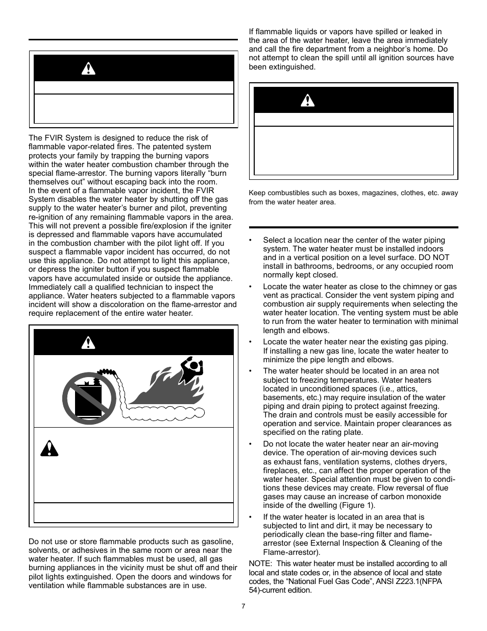 Warning | State GS6 30 YOCT User Manual | Page 7 / 36