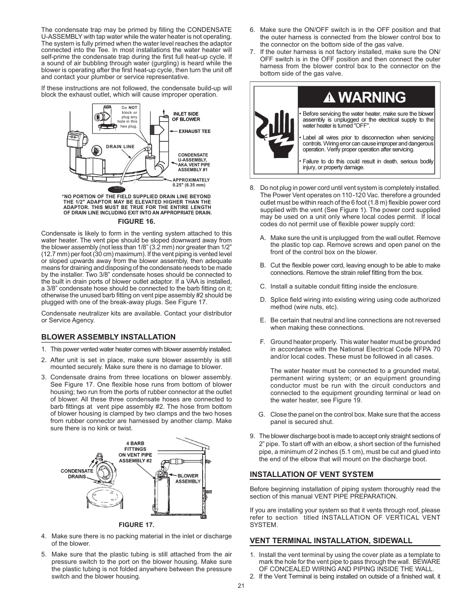 State Industries GP6 50 User Manual | Page 21 / 40