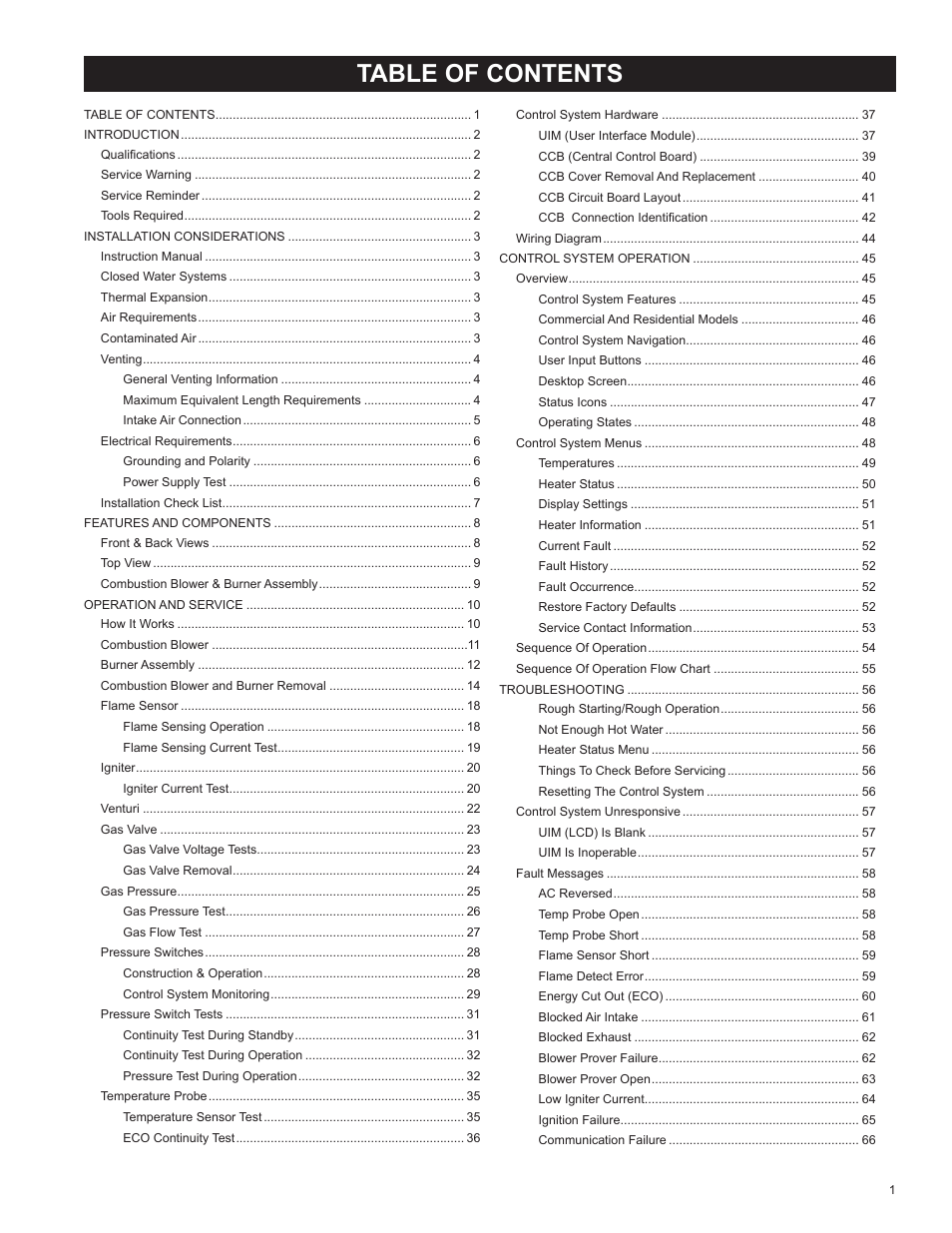 State Industries SHE50-100PE User Manual | Page 3 / 72