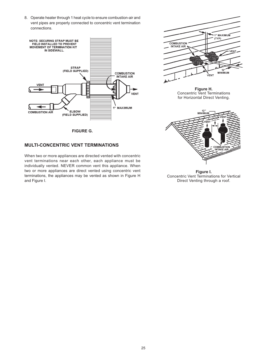 State Industries Power Vent/Power Direct Vent Gas Models User Manual | Page 25 / 44
