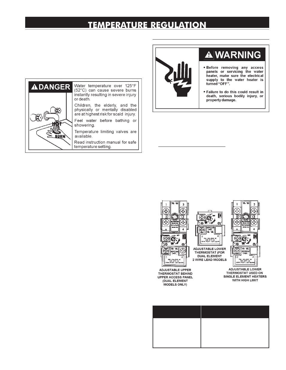 Temperature regulation | State SCI 30 DHMS User Manual | Page 13 / 24