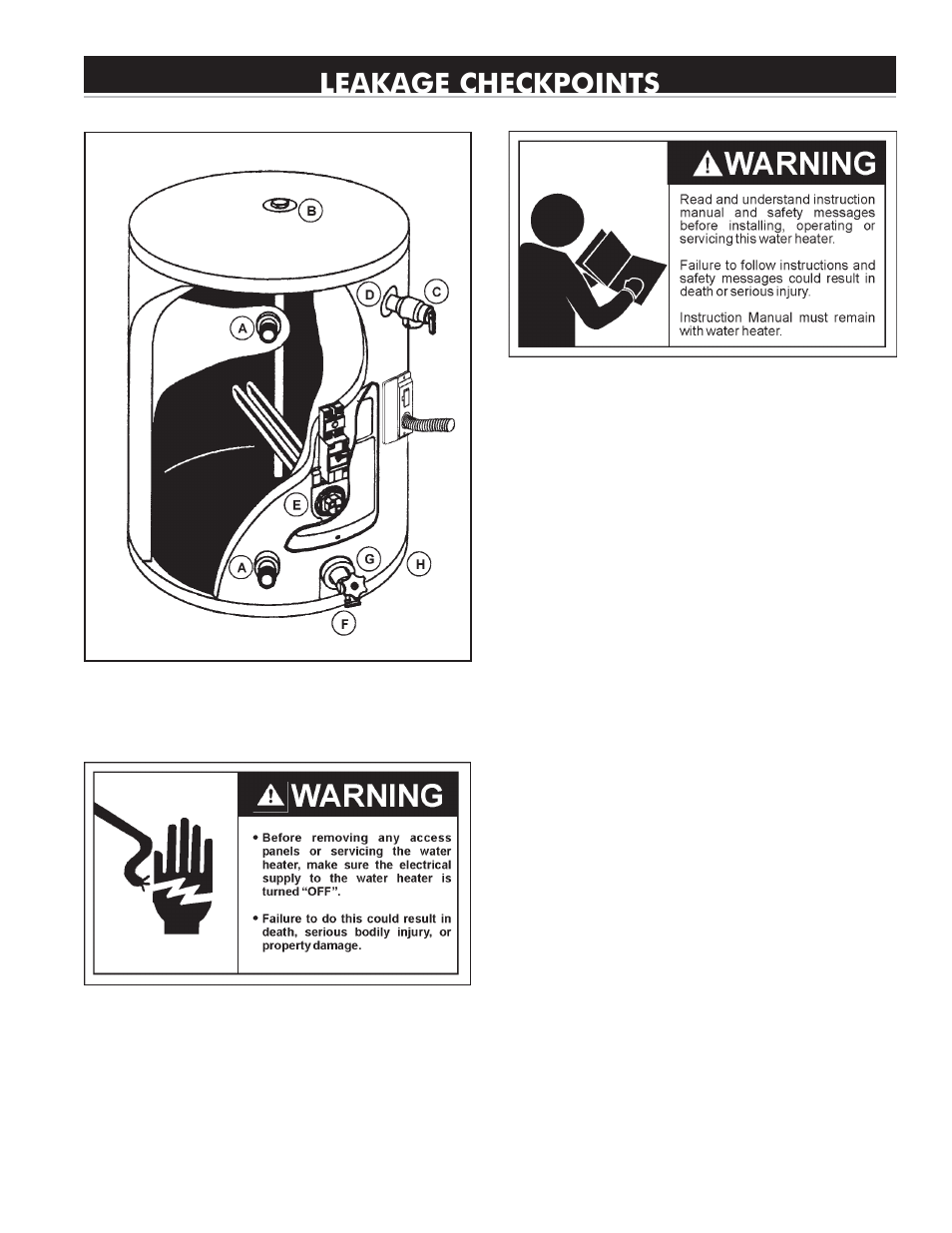 Leakage checkpoints | State SCI 30 DHMS User Manual | Page 19 / 24