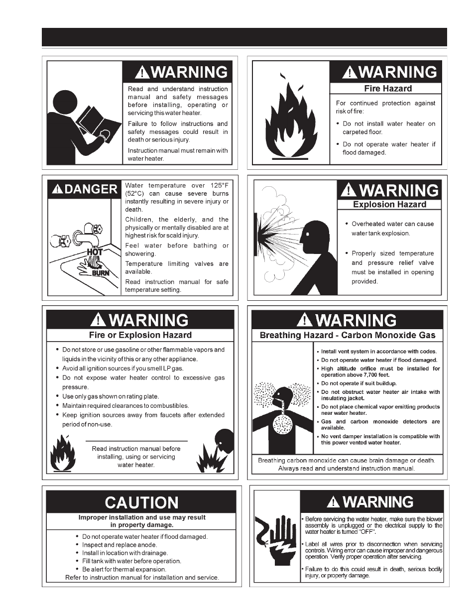 General safety | State Industries Residential Gas Water Heater User Manual | Page 3 / 32