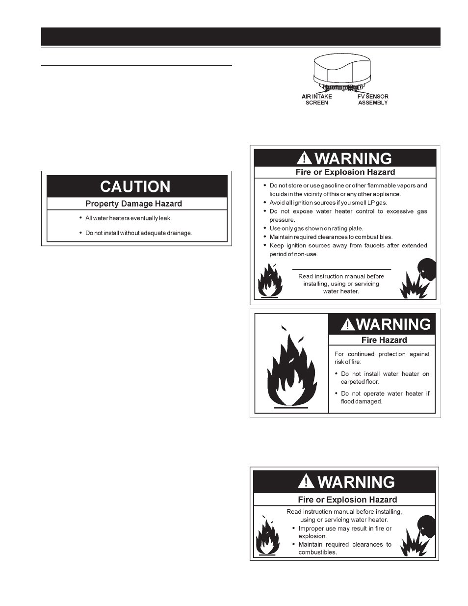 Locating the new water heater | State Industries Residential Gas Water Heater User Manual | Page 7 / 32