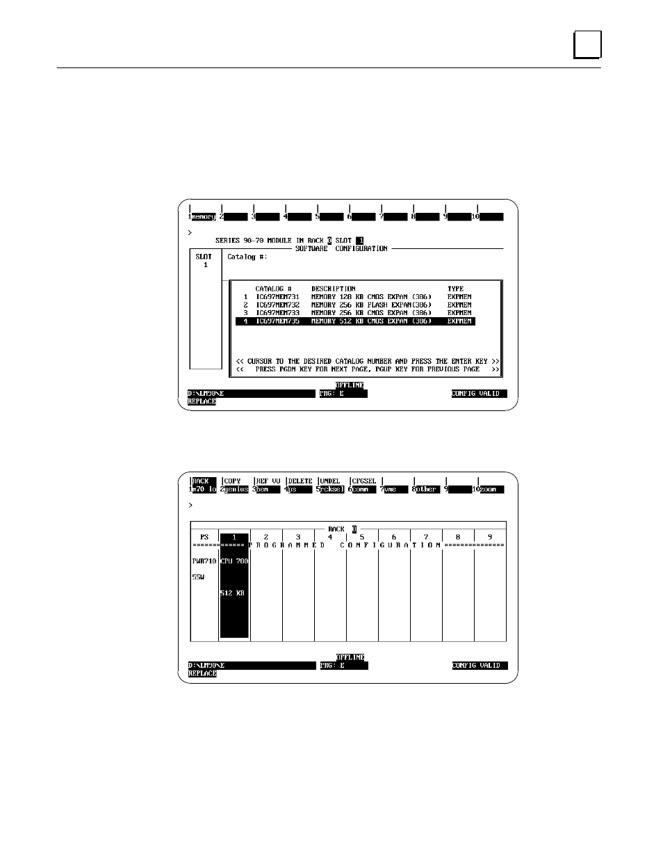 Configuring a cpu expansion memory board | State Industries FANUC GFK-0827 User Manual | Page 50 / 103