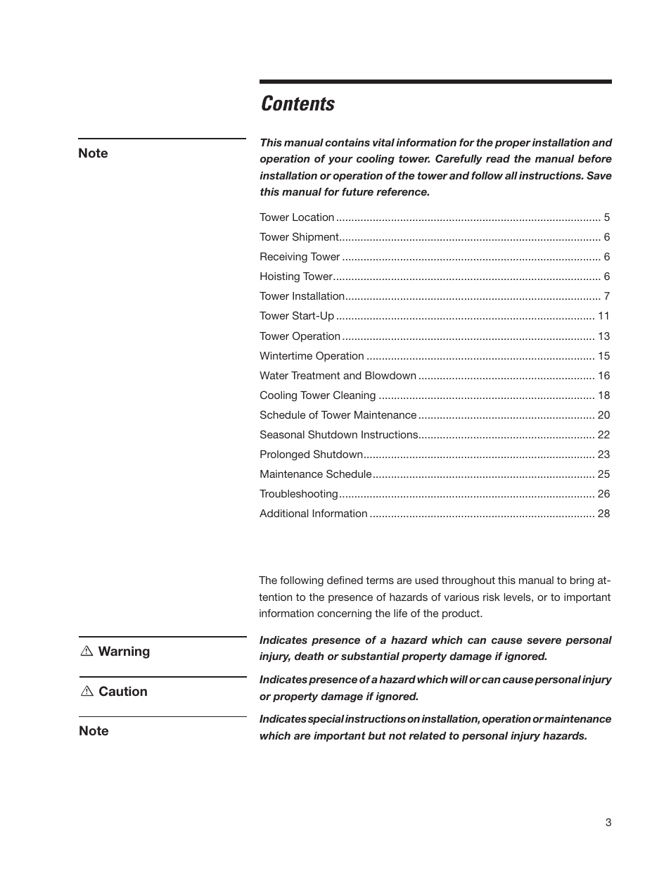 SPX Cooling Technologies CoolingTower Marley MCW User Manual | Page 3 / 28